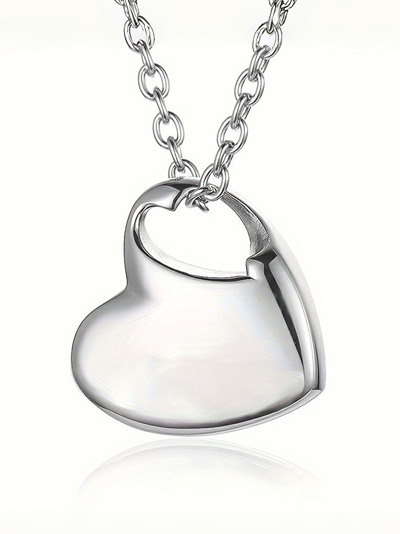 Custom Engraved Heart Memorial Necklace